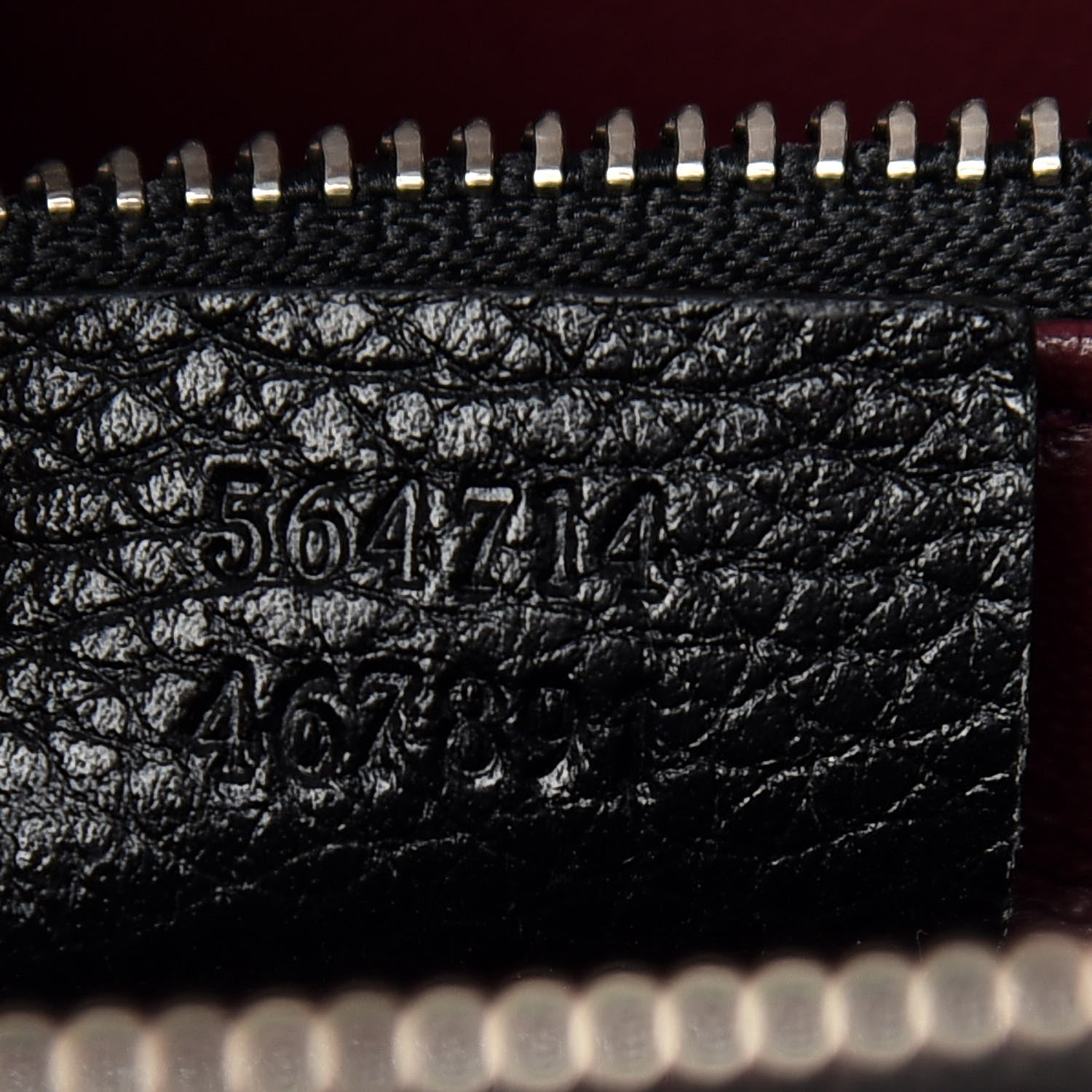 Gucci Grainy Calfskin Medium Zumi Top Handle Bag Black 6 of 8