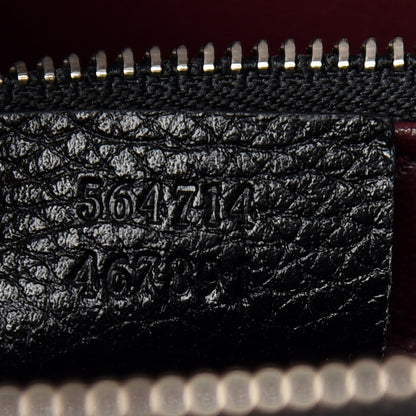 Gucci Grainy Calfskin Medium Zumi Top Handle Bag Black 6 of 8