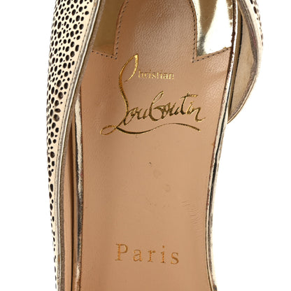 Christian Louboutin Specchio Glitter Galupump 100 Pumps 39 Gold 9 of 11