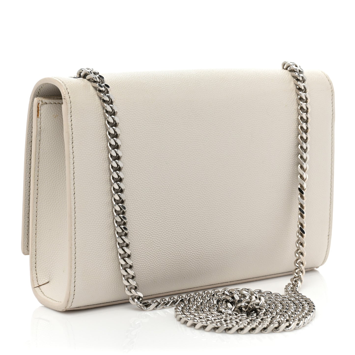 Grain De Poudre Small Monogram Kate Satchel Icy White
