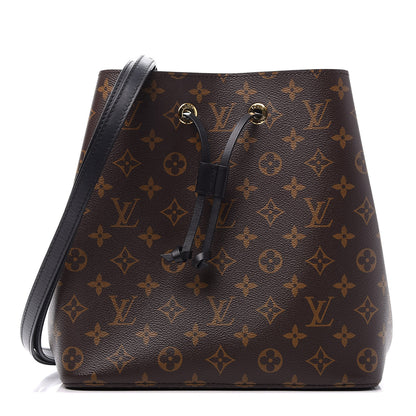 Louis Vuitton Monogram Neonoe MM Black 3 of 10