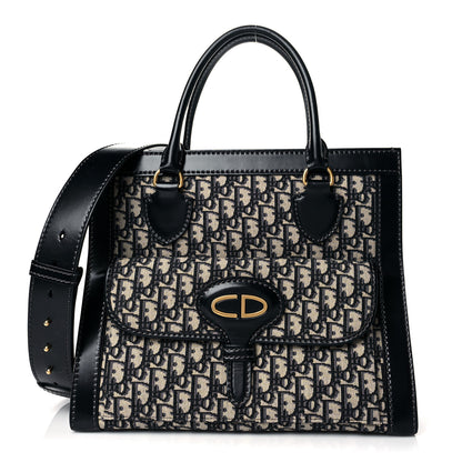 Christian Dior Oblique Tote Bag Blue 1 of 9