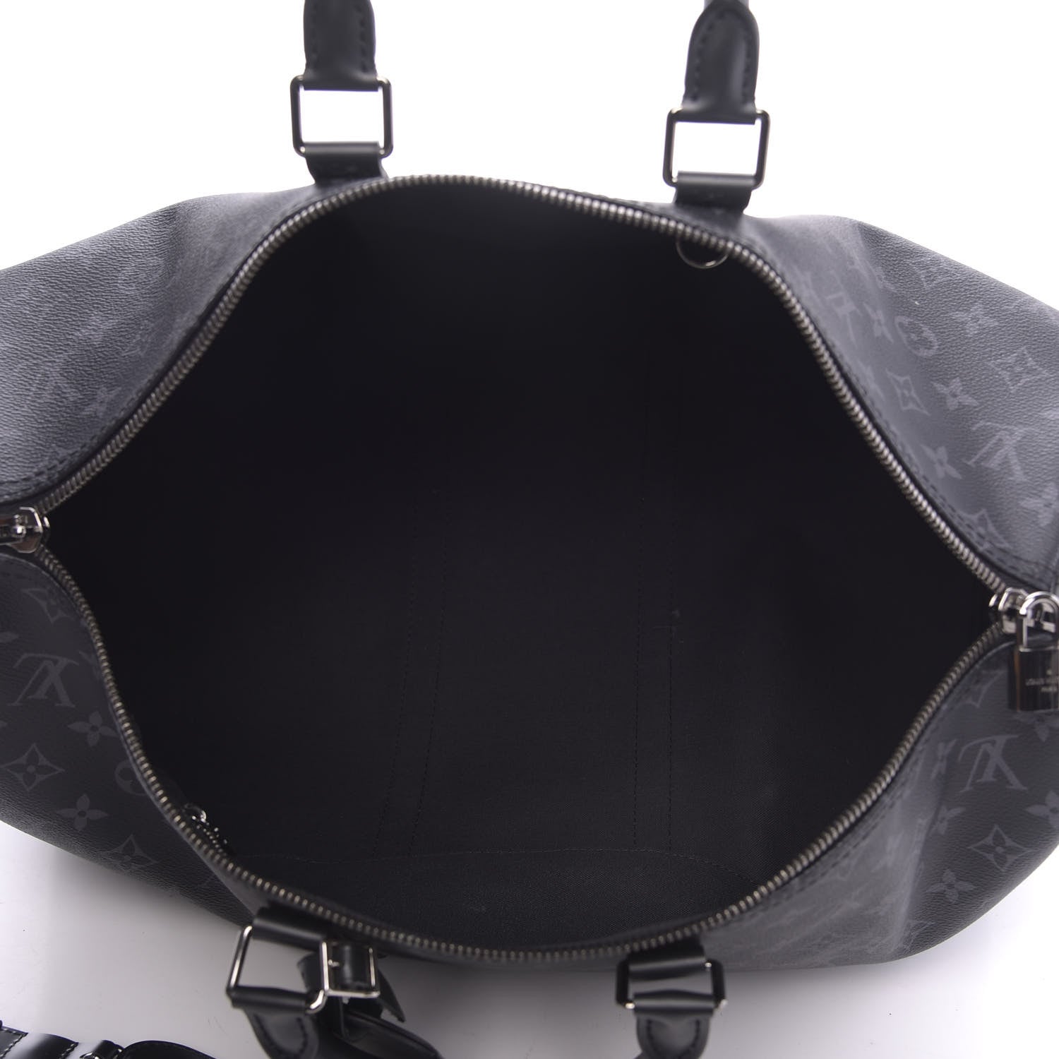 Louis Vuitton Monogram Eclipse Keepall Bandouliere 45 4 of 12