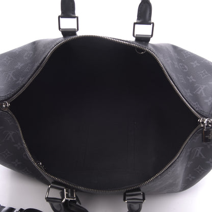 Louis Vuitton Monogram Eclipse Keepall Bandouliere 45 4 of 12
