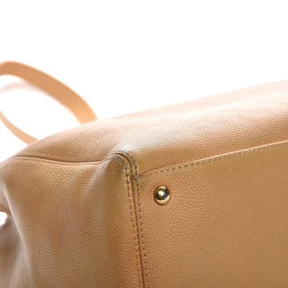 Chanel Calfskin Cerf Executive Shopper Tote Beige 16 of 19
