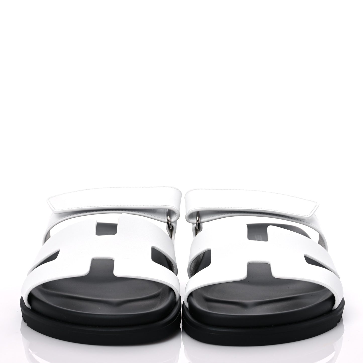 Calfskin Womens Chypre Sandals 40 White