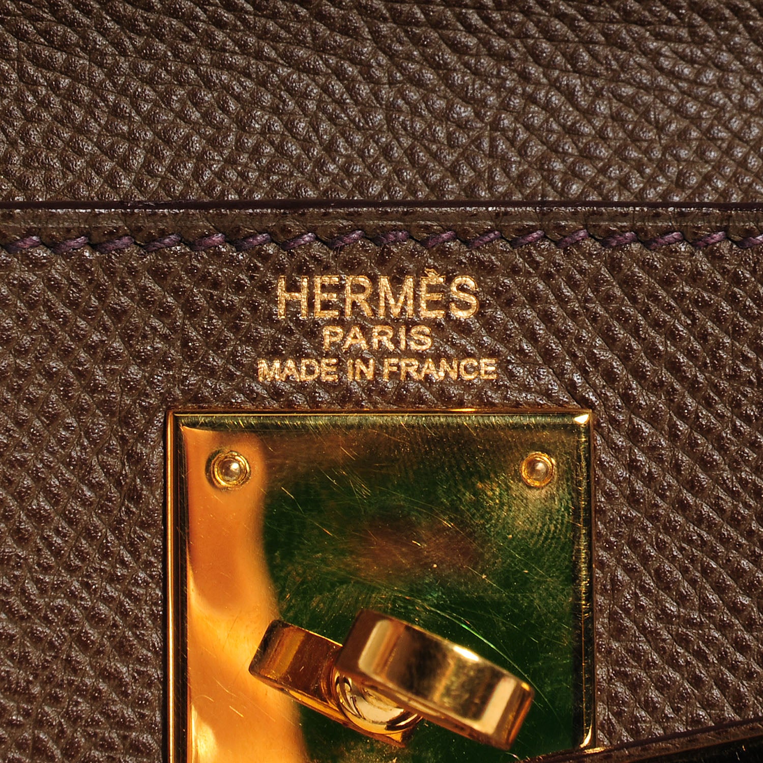 Hermes Epsom Kelly Retourne 28 Chocolate 7 of 10