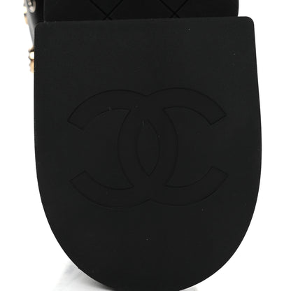 Chanel Lambskin Riveted Cap Toe Short Boots 38 Black 8 of 10
