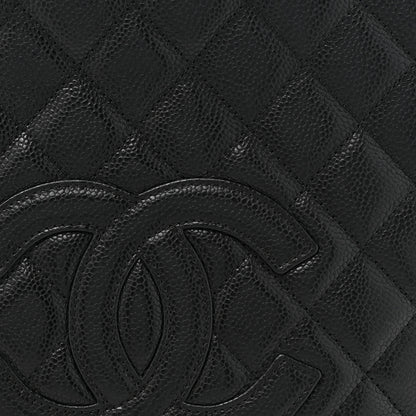 Chanel Caviar Quilted Petit Shopping Tote PST Black 8 of 14