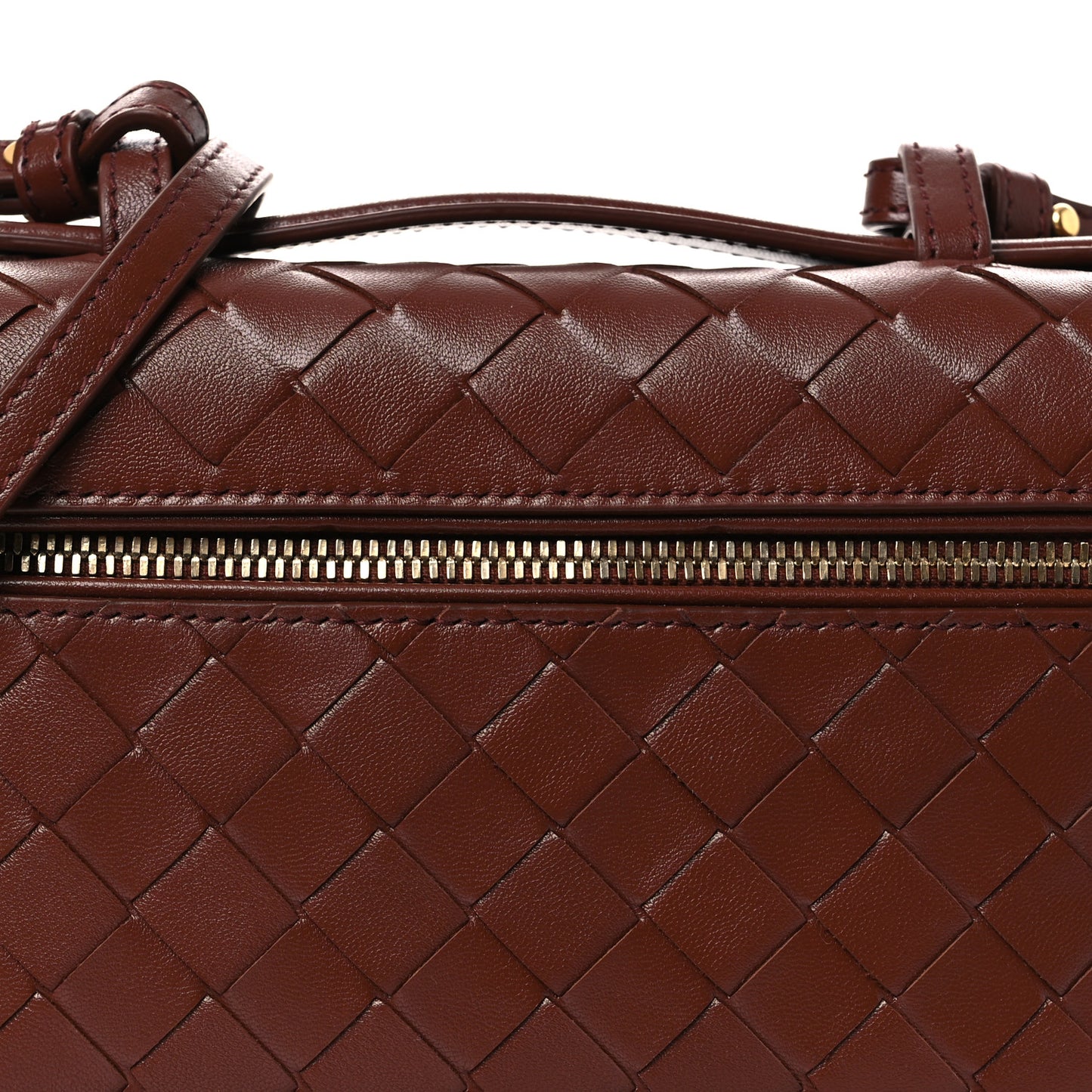 Nappa Intrecciato Bang Bang Vanity Case Sapele