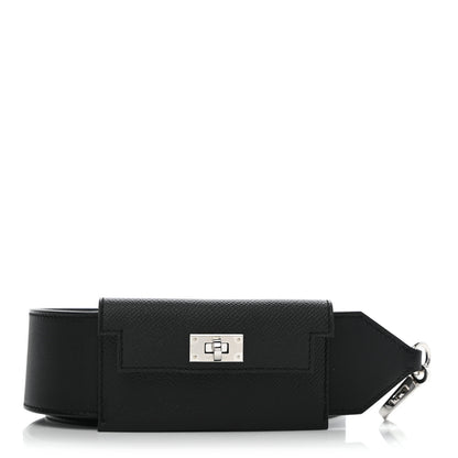 Hermes Swift Epsom Pocket Kelly Shoulder Strap Black 1 of 4