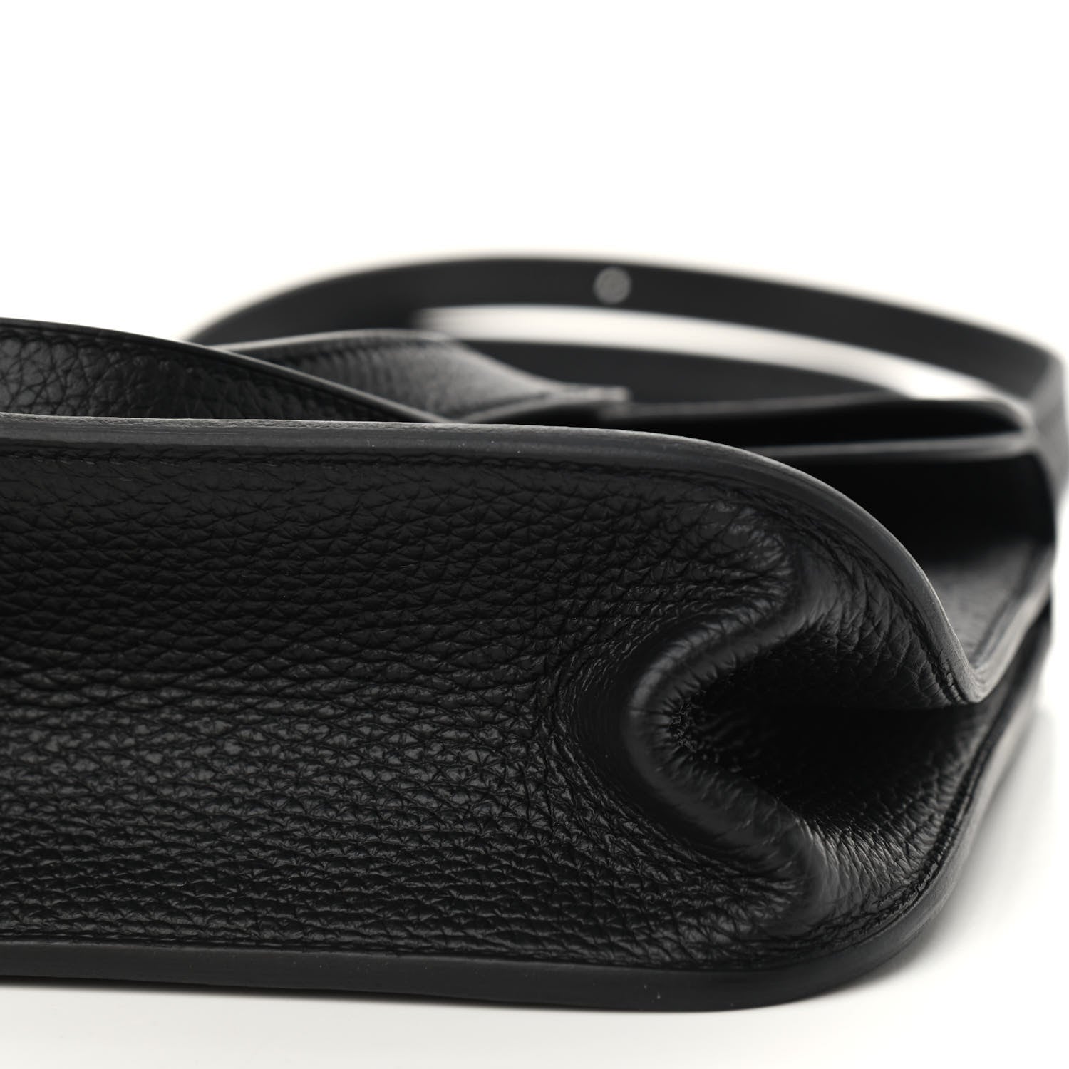 Hermes Taurillon Clemence Halzan 25 Black 9 of 9