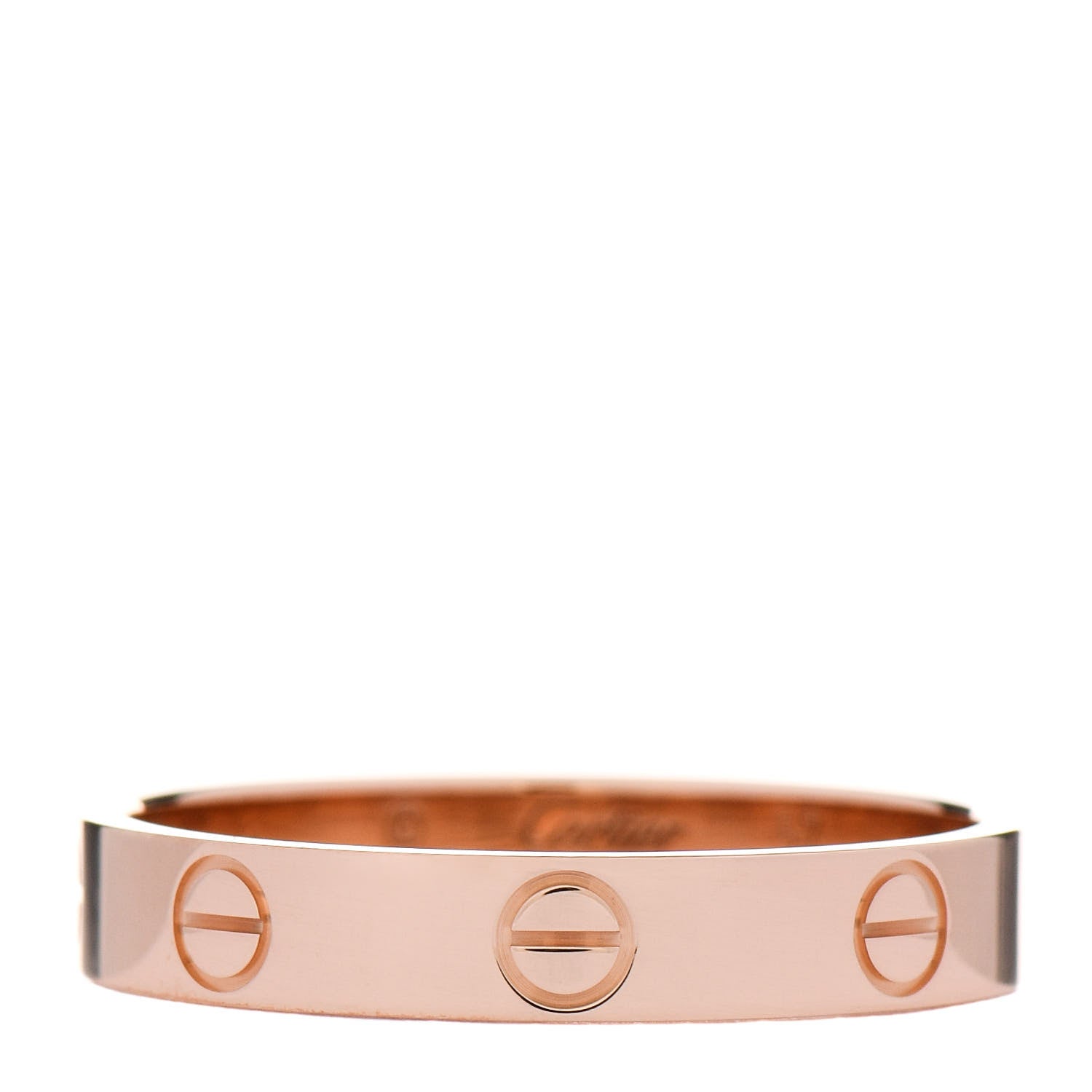 Cartier 18K Pink Gold 3.5mm LOVE Wedding Band Ring 57 8 1 of 4