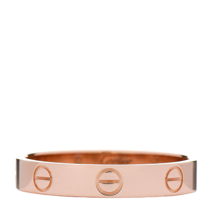 Cartier 18K Pink Gold 3.5mm LOVE Wedding Band Ring 57 8 1 of 4