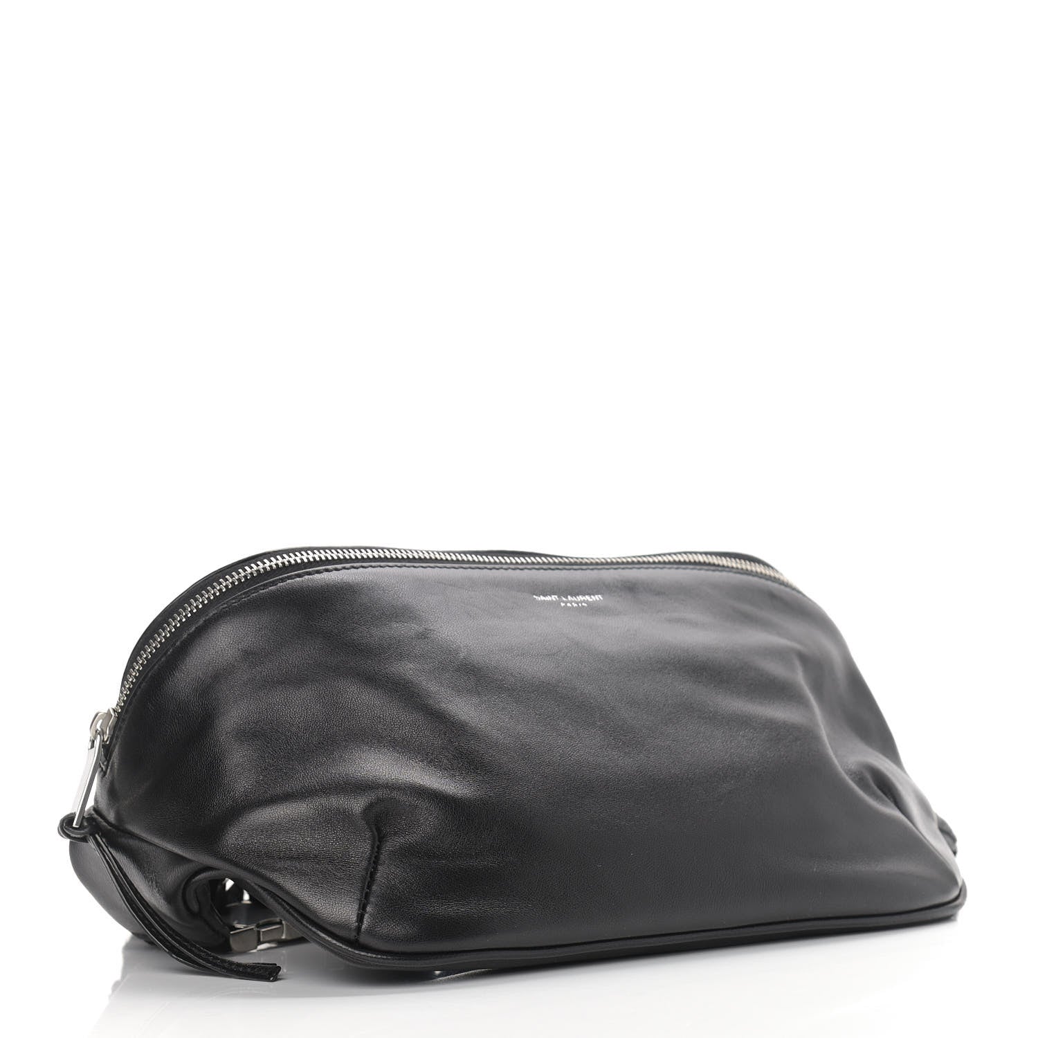 Saint Laurent Calfskin Belt Bag Black 4 of 9