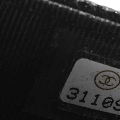 Chanel Caviar Quilted Flap Card Holder Wallet Black 8 of 9