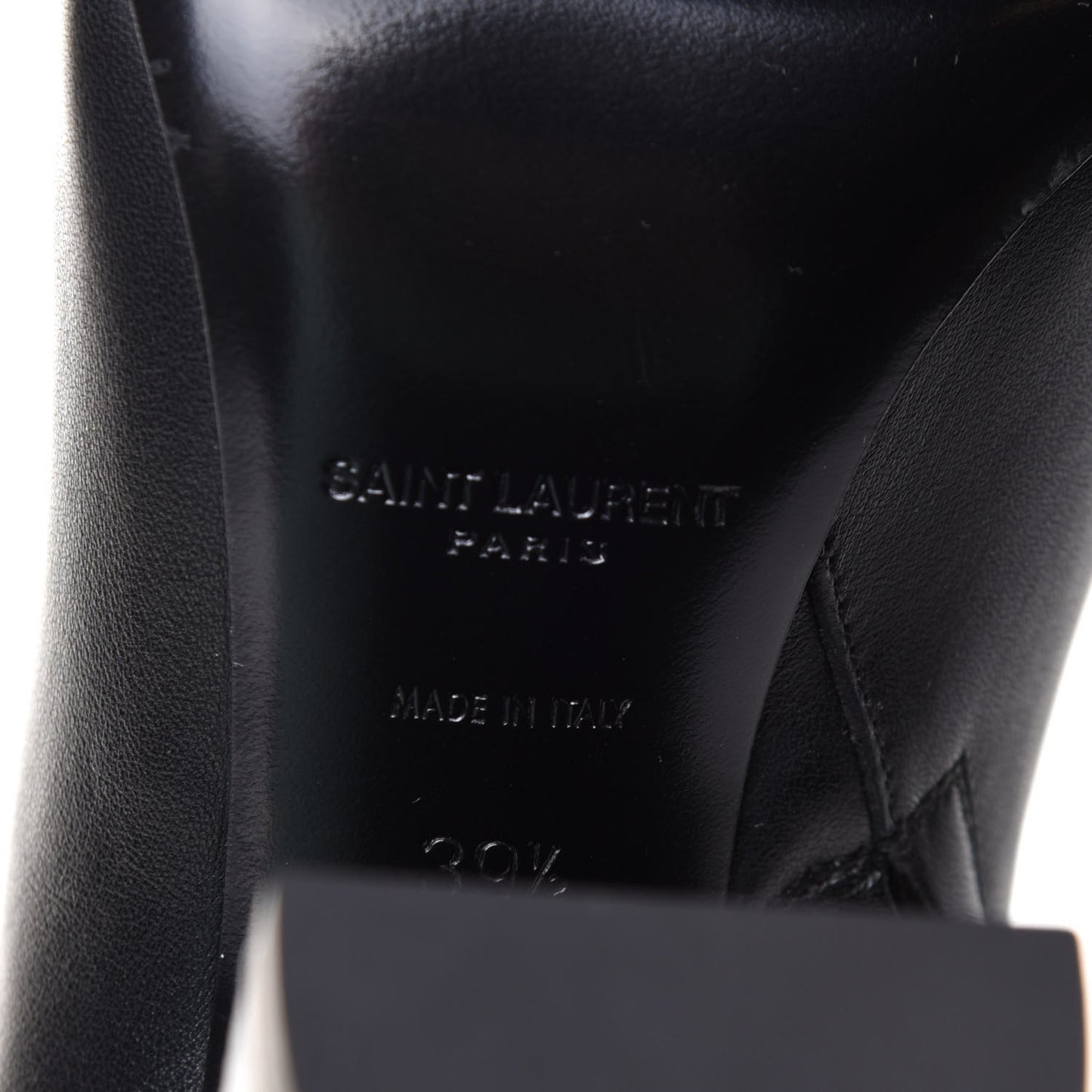 Calfskin Joplin Buckle Booties 39.5 Black