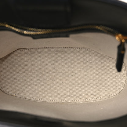 Gucci Arabella Calfskin Horsebit 73 Medium Bucket Bag Black 5 of 10
