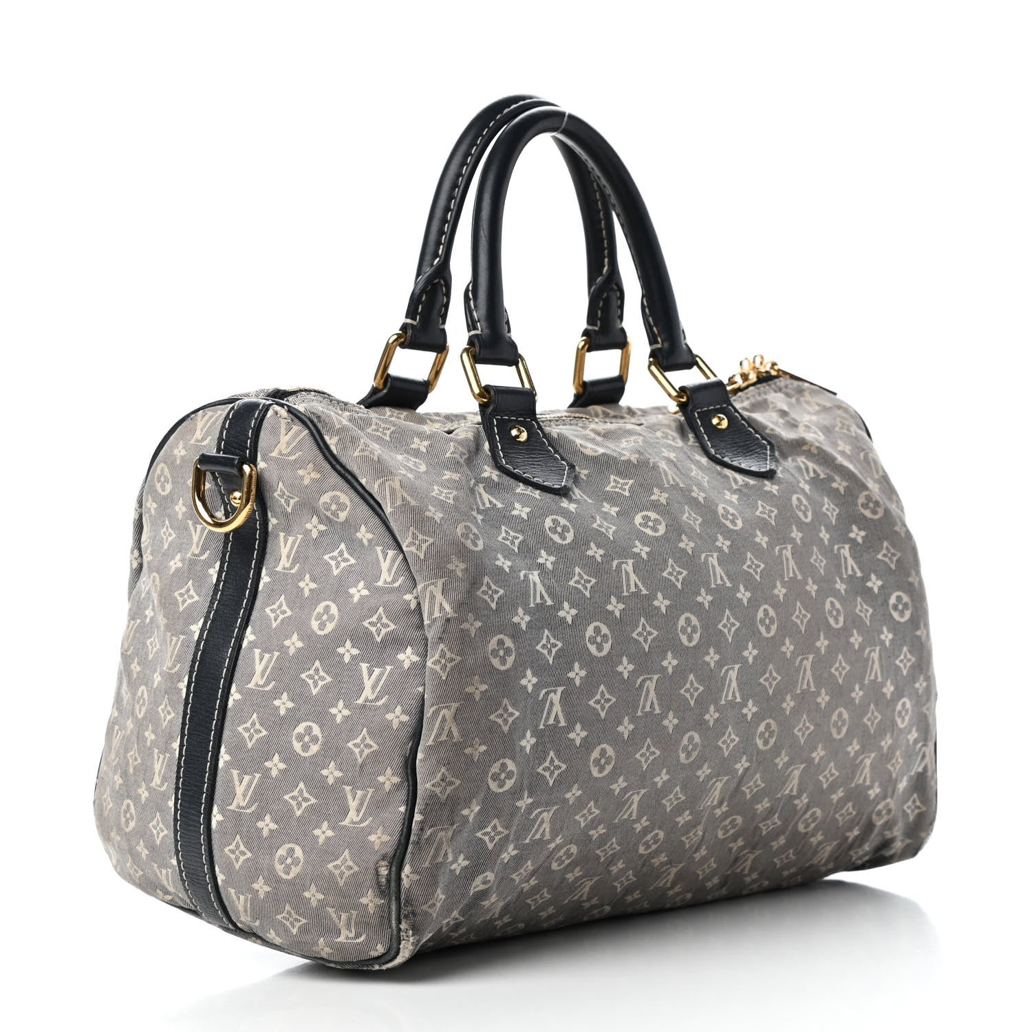 Louis Vuitton Monogram Idylle Speedy Bandouliere 30 Encre 3 of 12