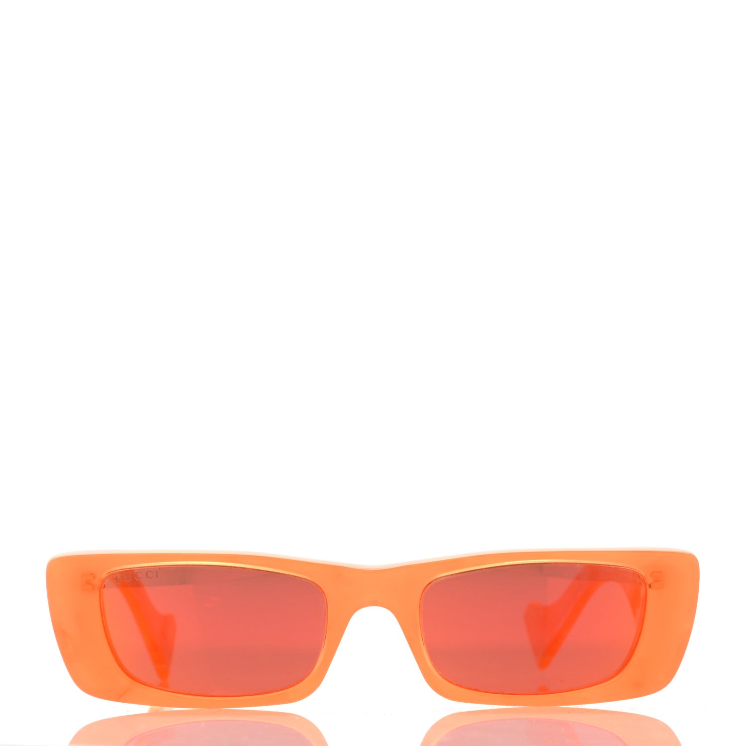 Gucci Acetate Square Sunglasses GG0516S Orange 3 of 9