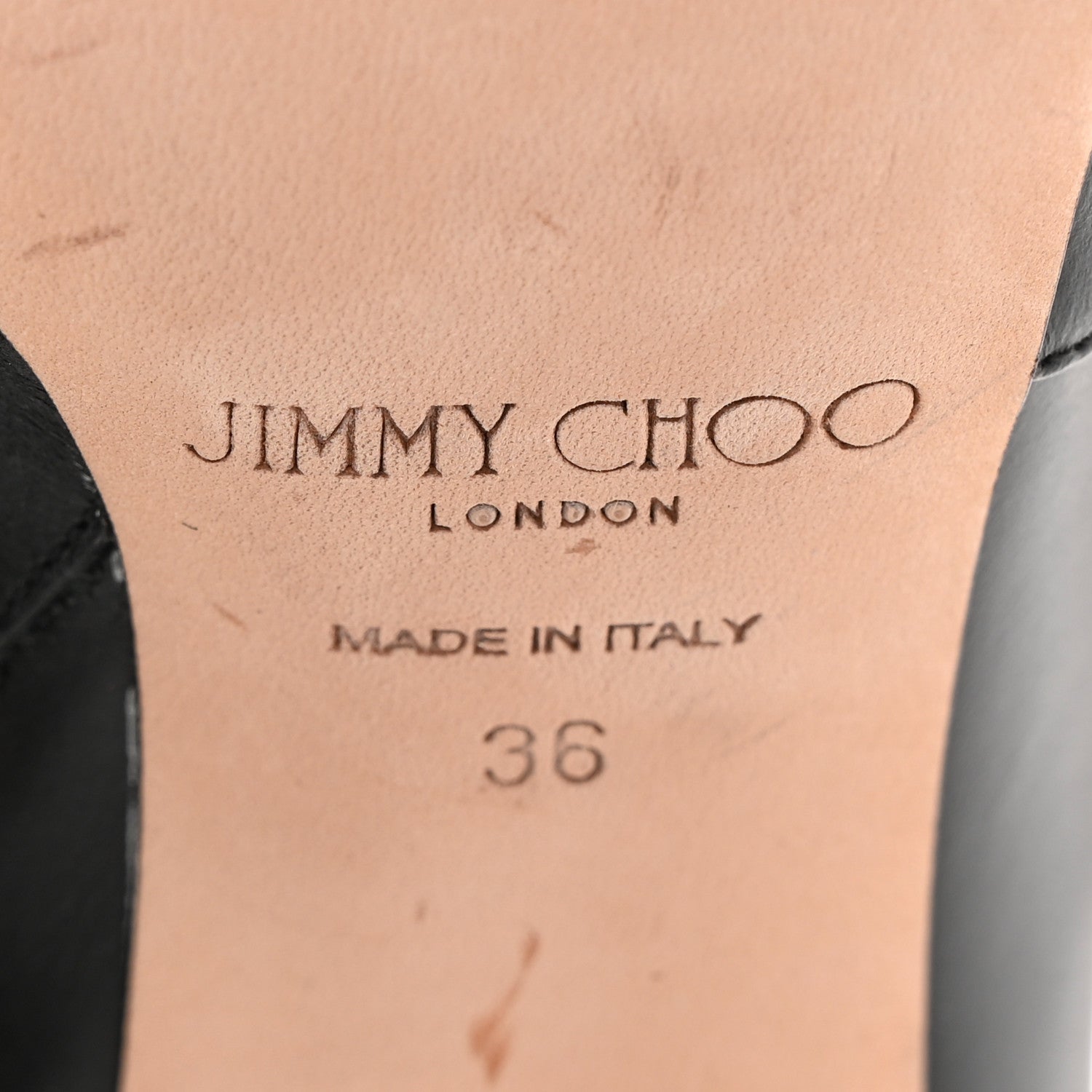 Jimmy Choo Shiny Calfskin Mahesa 85 Knee High Boots 36 Black 6 of 18