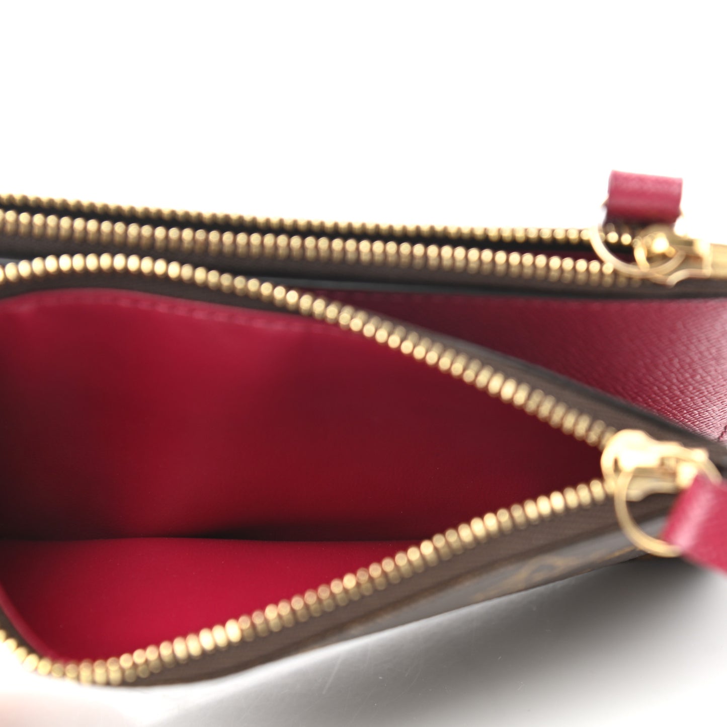 Monogram Adele Compact Wallet Fuchsia