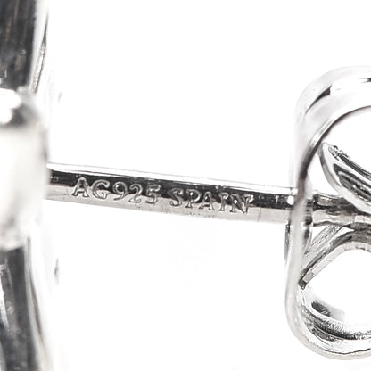 Tiffany Sterling Silver 12mm Elsa Peretti Starfish Earrings 4 of 6