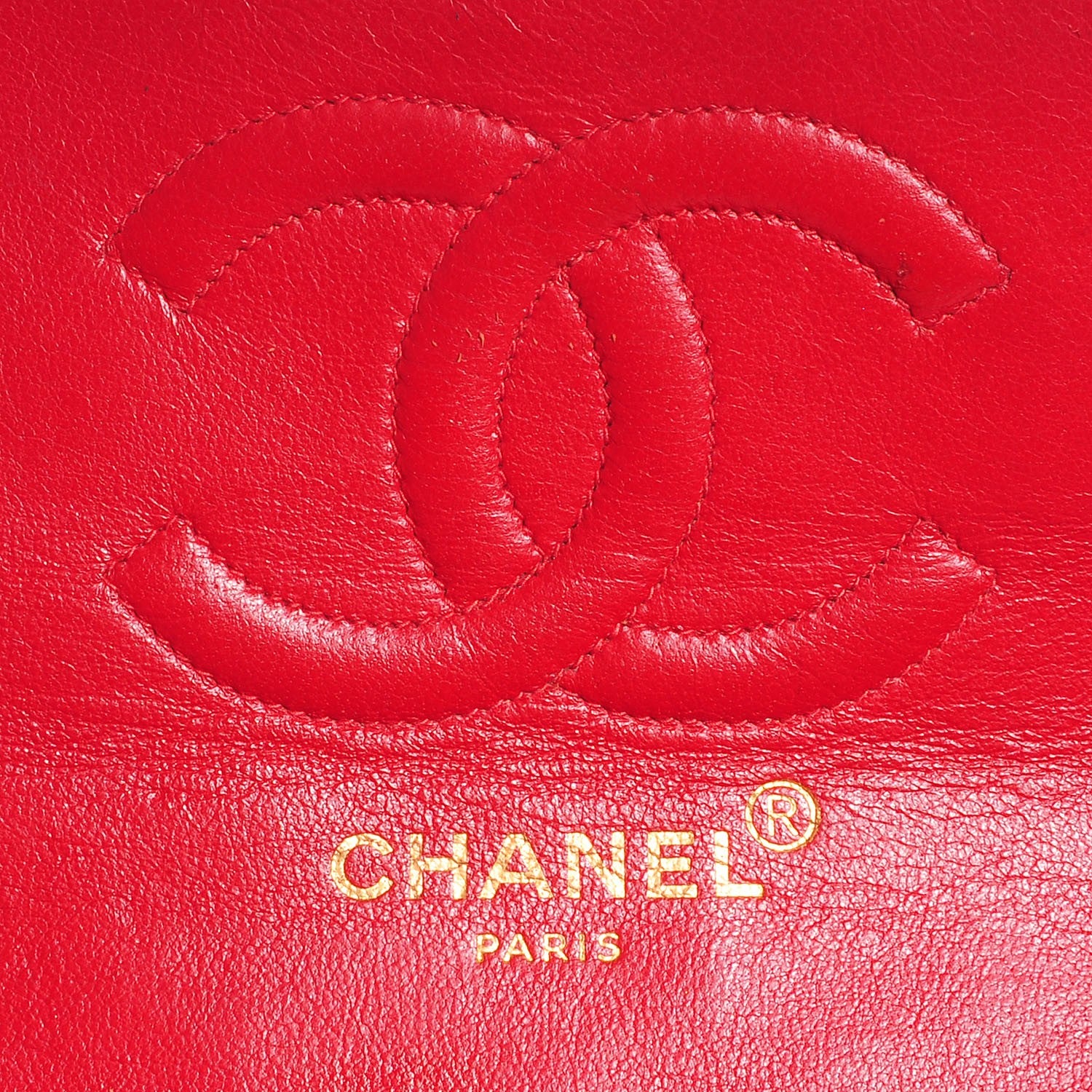 Chanel Lambskin Medium Single Flap Red 7 of 24