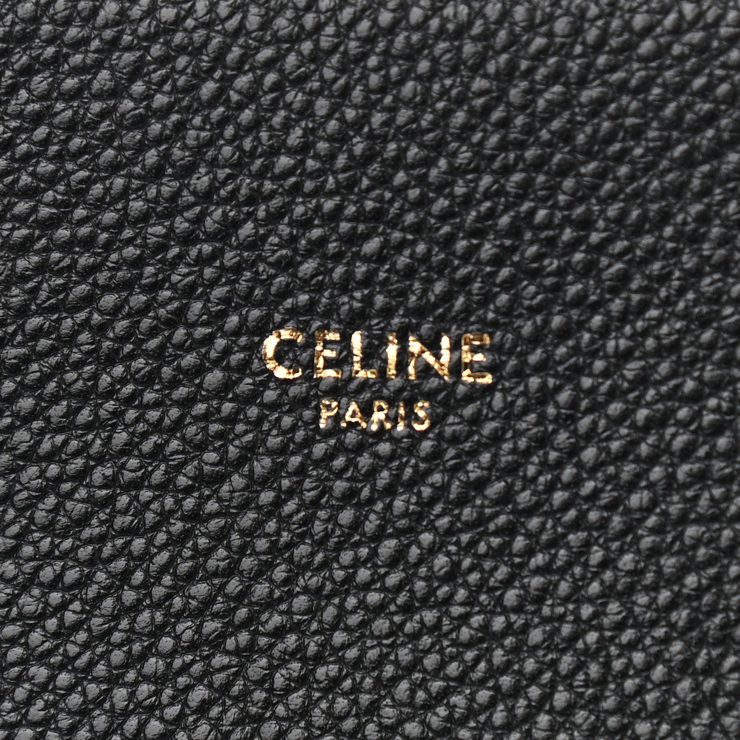Celine Soft Grained Calfskin Medium Belt Cabas Phantom Black 6 of 11