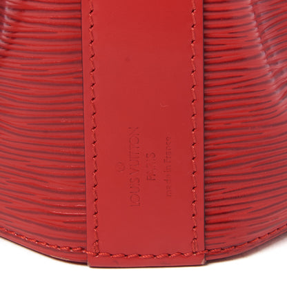 Louis Vuitton Epi Sac D'Epaule Castillan Red 6 of 8