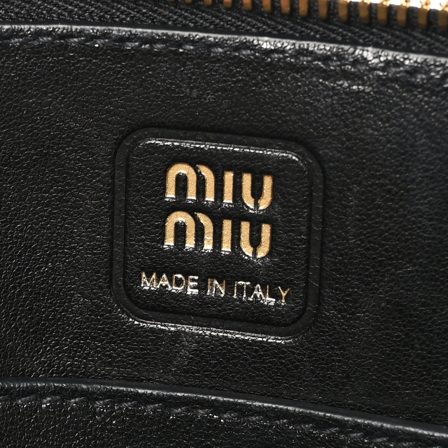 Miu Miu Nappa Mini Aventure Bag Black 6 of 9