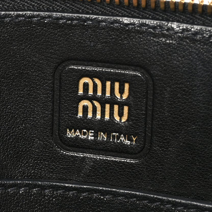 Miu Miu Nappa Mini Aventure Bag Black 6 of 9