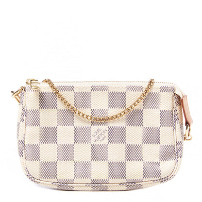 Louis Vuitton Damier Azur Mini Pochette Accessories 1 of 8