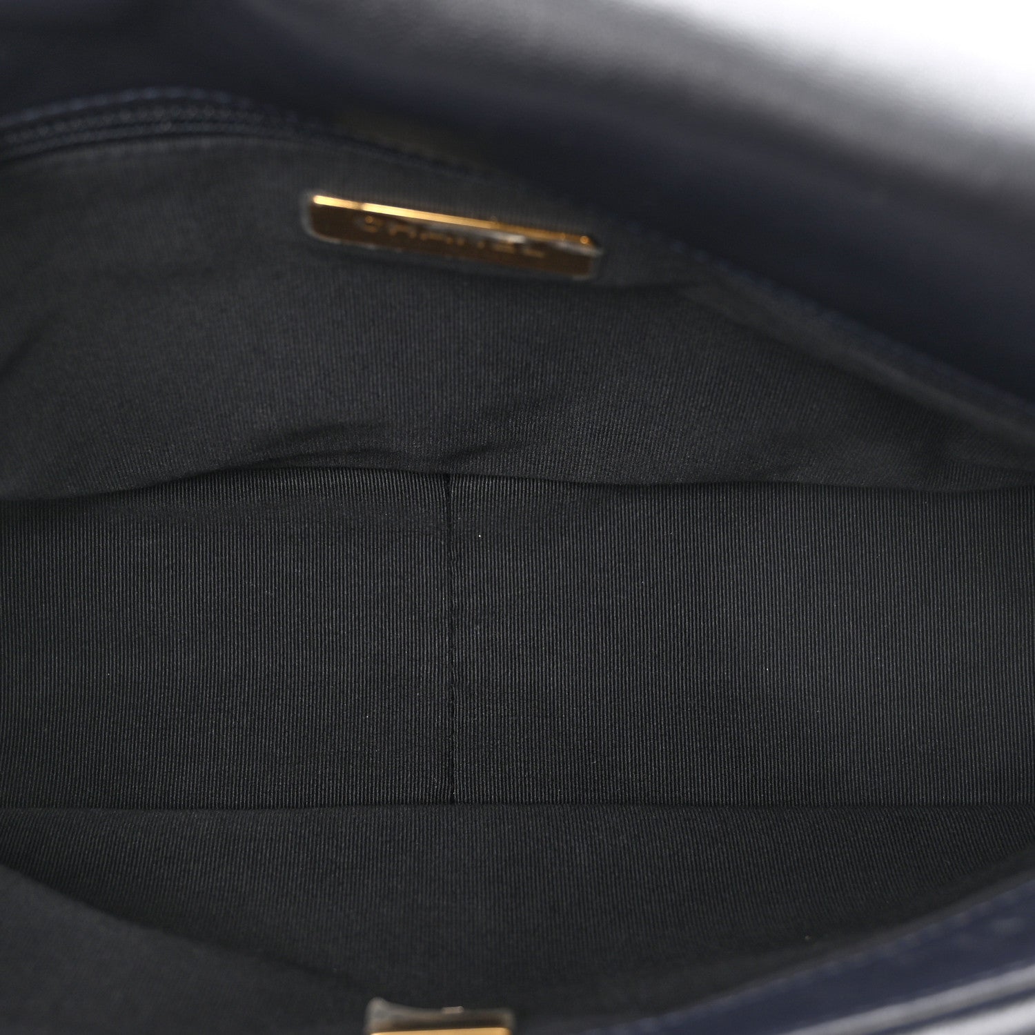 Chanel Lambskin Quilted Large Chanel 19 Flap Navy Blue 6 of 10