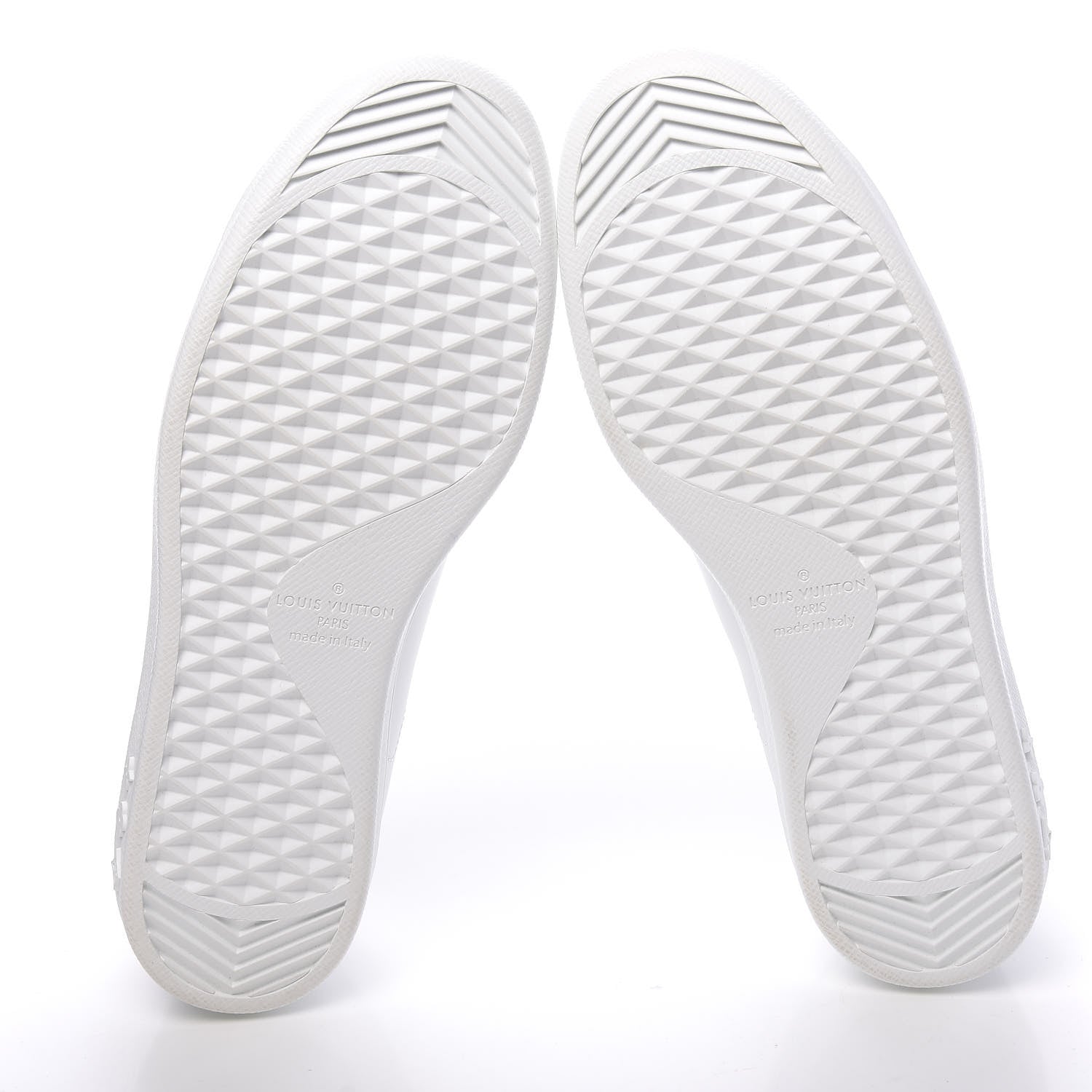 Louis Vuitton Calfskin Luxembourg Sneakers 7.5 White Bleu 5 of 8