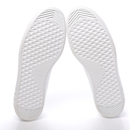 Louis Vuitton Calfskin Luxembourg Sneakers 7.5 White Bleu 5 of 8