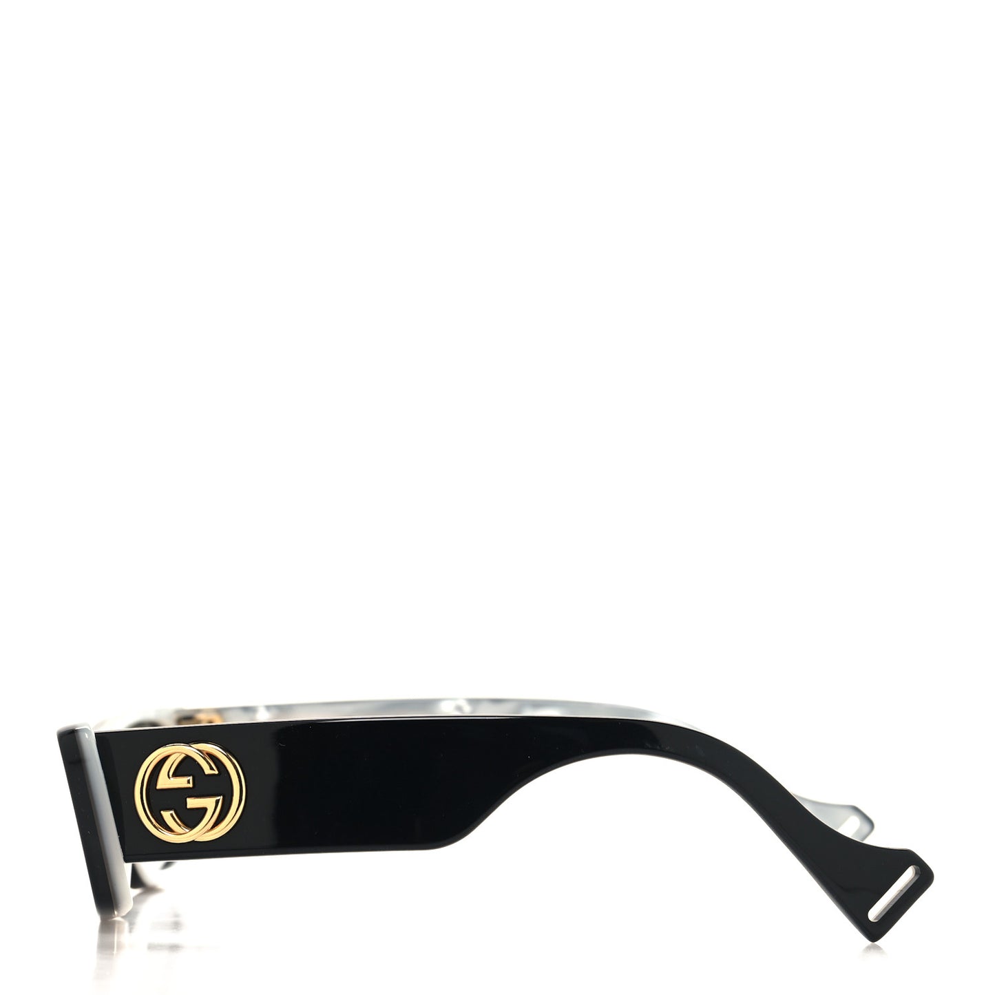 Acetate Rectangular Sunglasses GG0516S Black