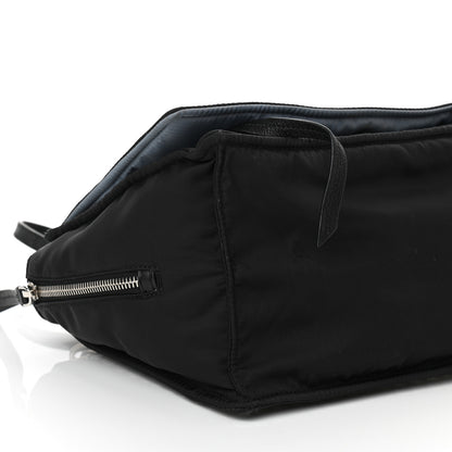 Prada Tessuto Nylon Studded Etiquette Flap Black 8 of 9