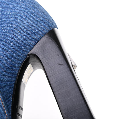 Balenciaga Denim Ankle Boots 38 Blue 9 of 10