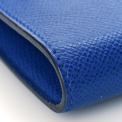 Hermes Epsom Kelly Longue Wallet Bleu Saphir 7 of 8
