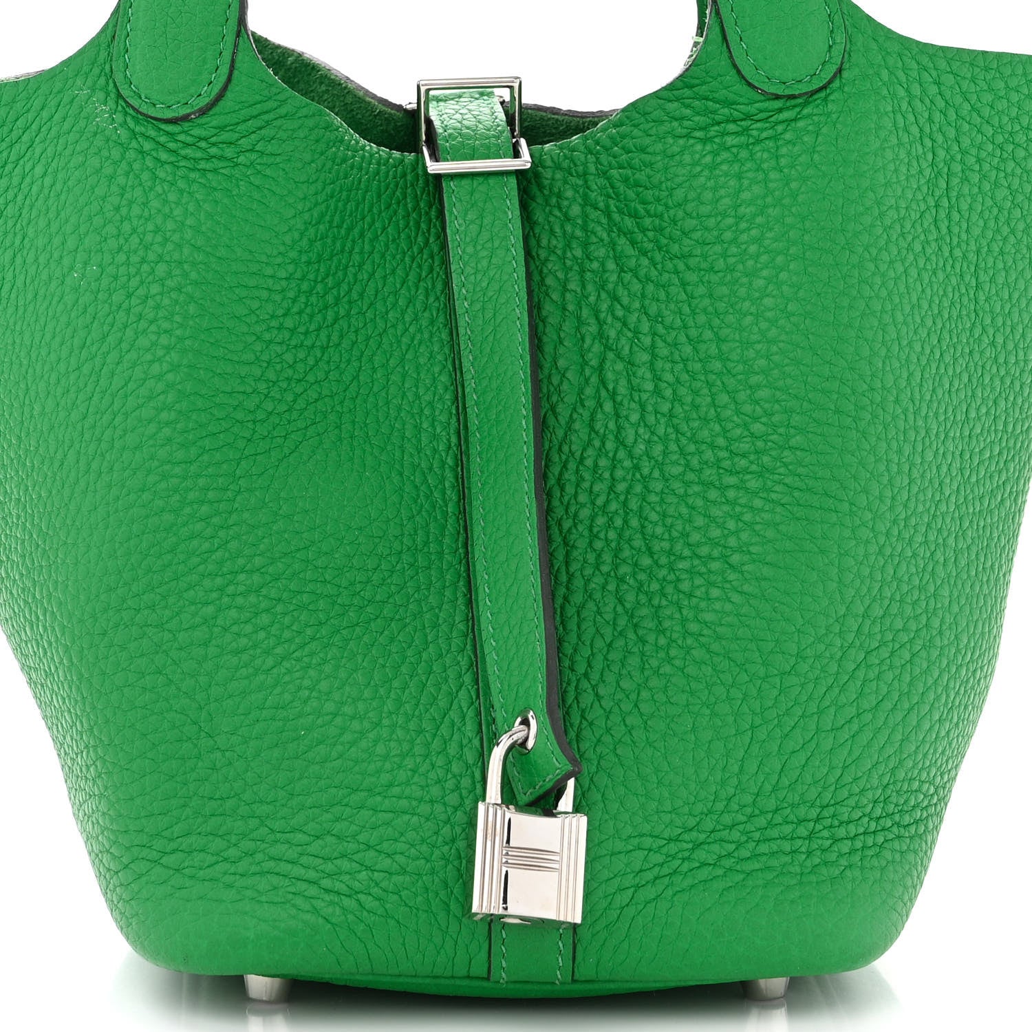 Hermes Taurillon Clemence Picotin Lock 18 PM Bambou 8 of 12