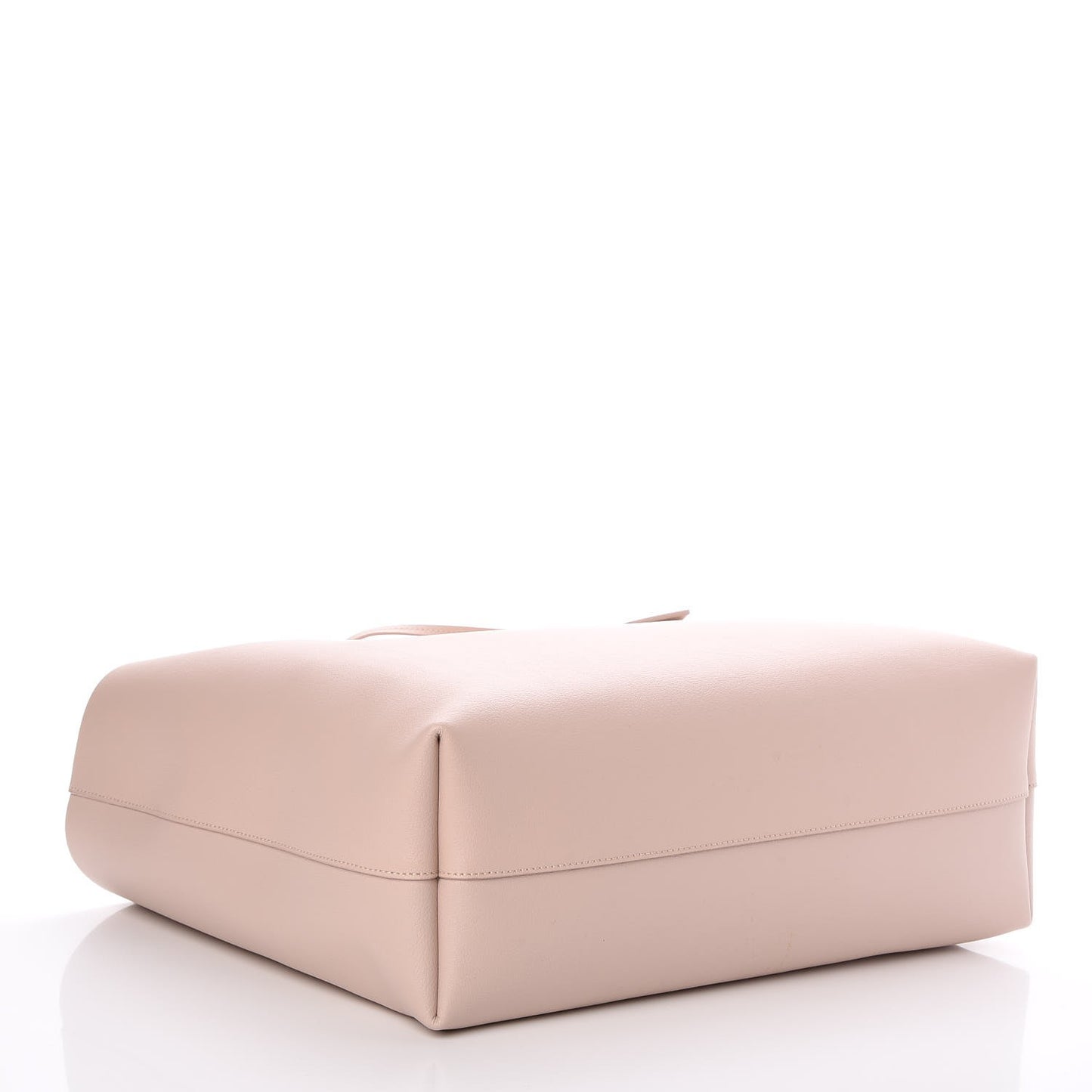 Calfskin Large Shopping Tote Pale Blush