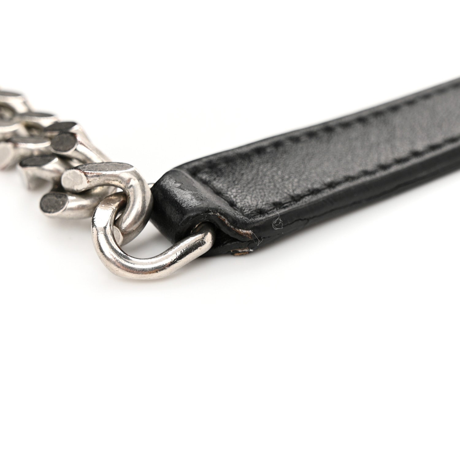 Saint Laurent Calfskin Y Quilted Monogram Large Loulou Chain Satchel Black 14 of 14