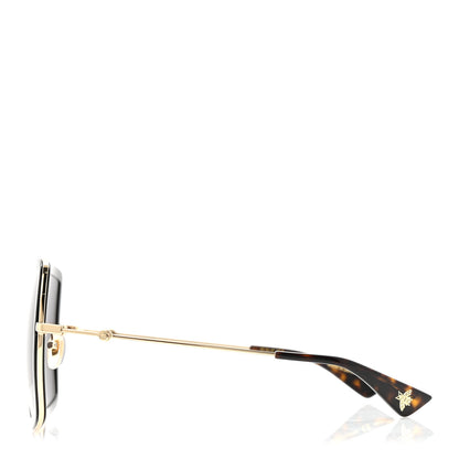 Gucci Acetate Oversize Square Frame GG0106S Sunglasses Black 3 of 7
