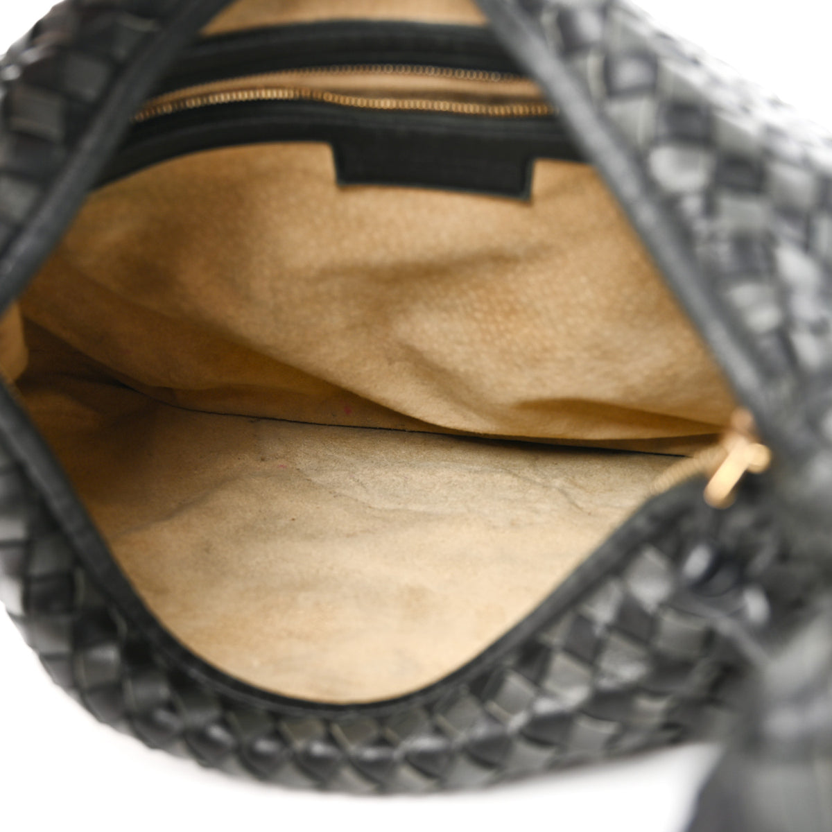Bottega Veneta Nappa Intrecciato Bi-Color Medium Veneta Hobo Black Grey 5 of 11