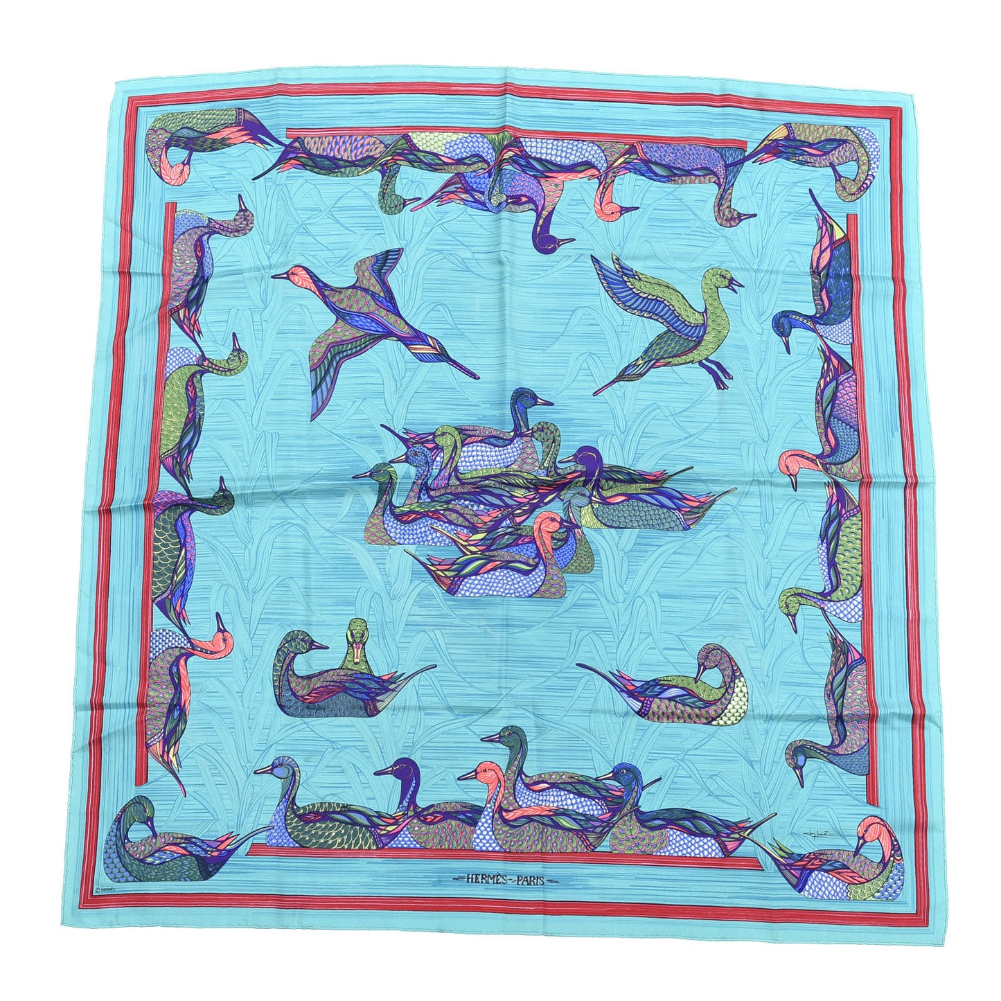 Silk La Mare aux Canards Scarf 90