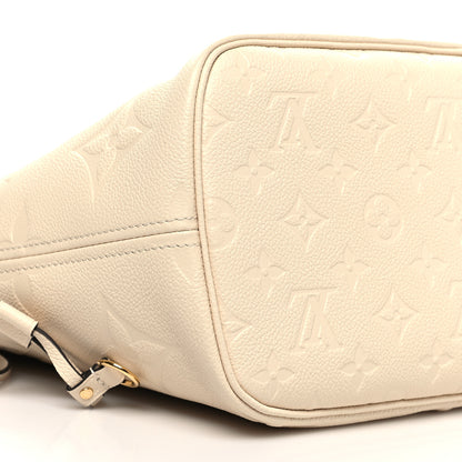 Louis Vuitton Empreinte Monogram Giant Neverfull MM Cream 10 of 11