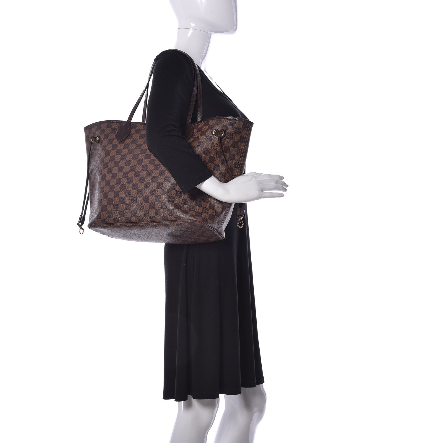 Louis Vuitton Damier Ebene Neverfull MM 2 of 22