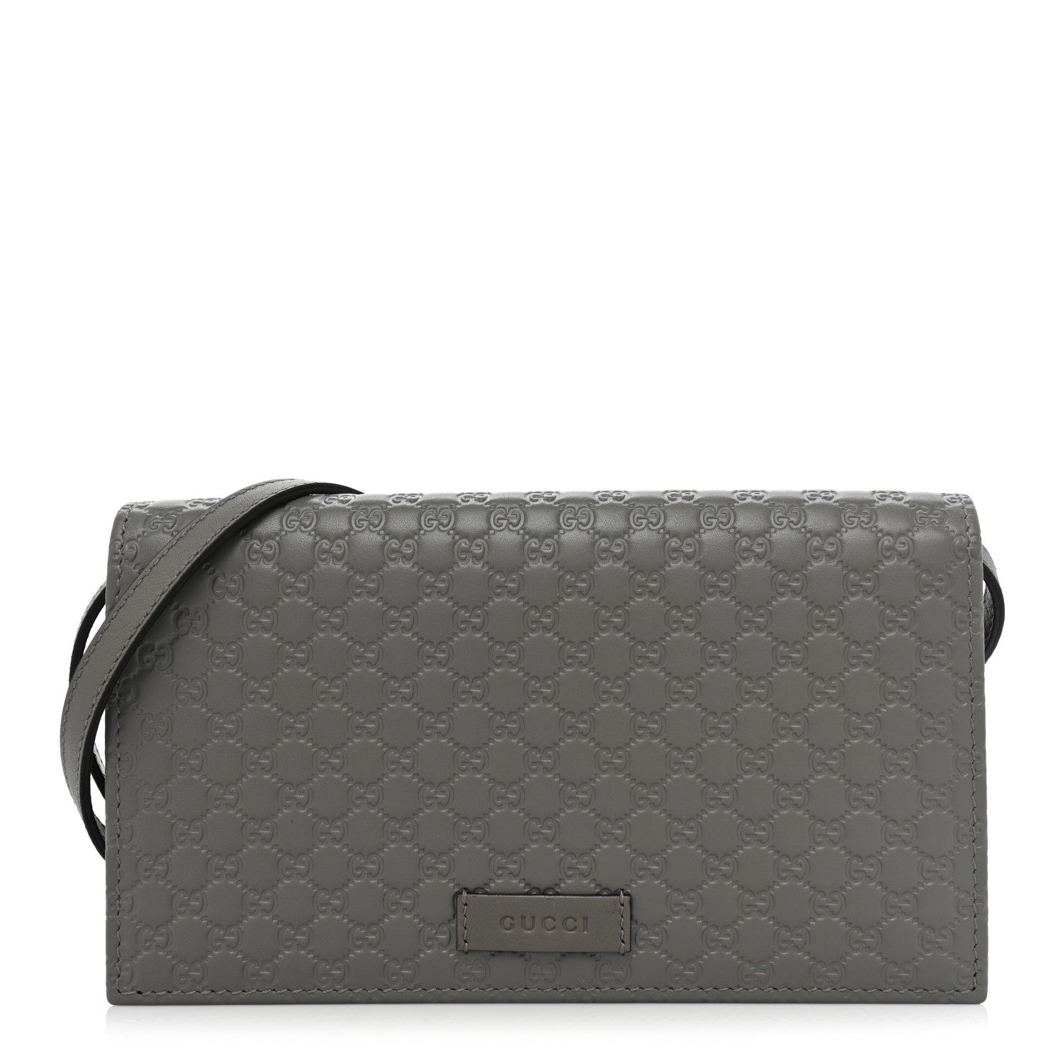 Gucci Soft Microguccissima Crossbody Wallet Loess 1 of 9