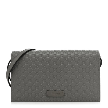 Gucci Soft Microguccissima Crossbody Wallet Loess 1 of 9